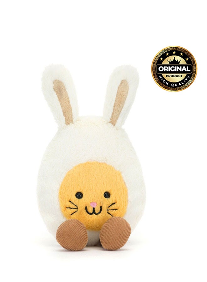 Jellycat Amuseables Bunny Egg Plush – Soft Stuffed Toy with Cordy Legs, Cute Valentine’s Gift for Kids & Adults, Collectible Jellycat, 11cm - Image 1